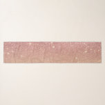 Roos Gold Glitter Crumged Foil Ombre Gradient Sjaal<br><div class="desc">Deze zwarte en girale faux-bedrukte goudglitter en folieombre gradiënt is perfect voor de trendy en stijlvolle vrouw. De modieuze en moderne gedrukte tekst is geweldig voor vele geschenken en gelegenheden. Geniet van deze slanke en vrouwelijke afdruk voor je volgende aankoop. voor jezelf,  je vrienden of je familie.</div>