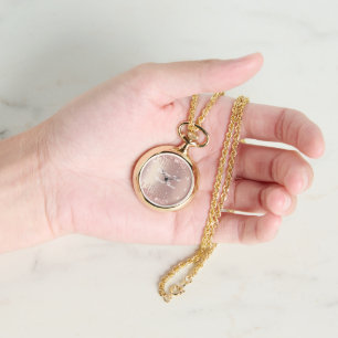 Roos Gold Glitter Custom Jouw tekst Name Watch Horloge