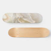 ROOS GOLD Glitter Custom Name Skateboard (Horizontaal)