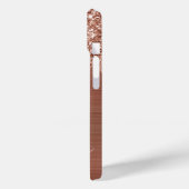 Roos Gold Glitter Drips Glam Girly Signature Case-Mate iPhone Case (Achterkant / Links)