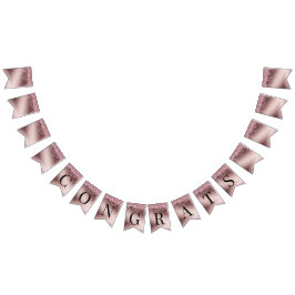 Roos Gold Glitter Drips Verrassingspensioen Vlaggetjes