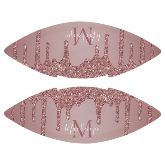 Roos Gold Glitter Drivers Monogram American Football (Panelen)