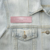 Roos Gold Glitter Elegant Professional Modern Naamplaatje (In situ)