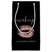 Roos Gold Glitter en Sparkle Lipstick Makeup Klein Cadeauzakje (Voorkant)