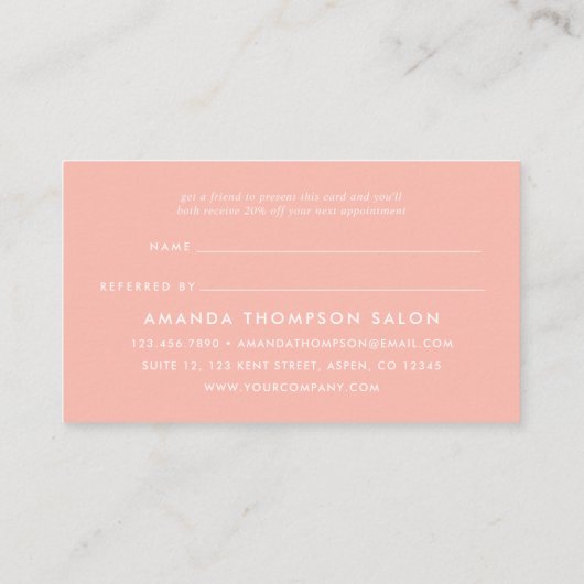 Roos Gold Glitter Eye Referral (Achterkant)