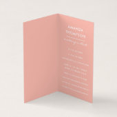 Roos Gold Glitter Eye Visitekaartje (Binnen)