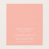 Roos Gold Glitter Eye Visitekaartje (Binnenkant ongevouwen)