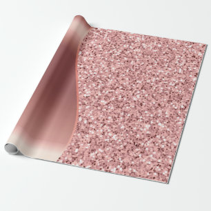 Roos Gold Glitter Folie Cadeaupapier