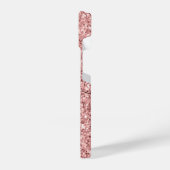 Roos Gold Glitter Folie iPhone Hoesje (Linkerkant)