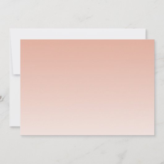 Roos Gold Glitter-foto Hartelijk dank Kaart (Achterkant)