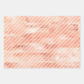 Roos Gold Glitter Glam White Patroon Inpakpapier Vel (Voorkant 3)