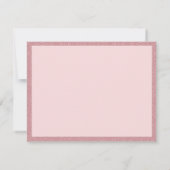 Roos Gold Glitter Handgeschreven Script Sjabloon (Achterkant)