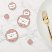Roos Gold Glitter Happy Birthday Confetti (Groep)