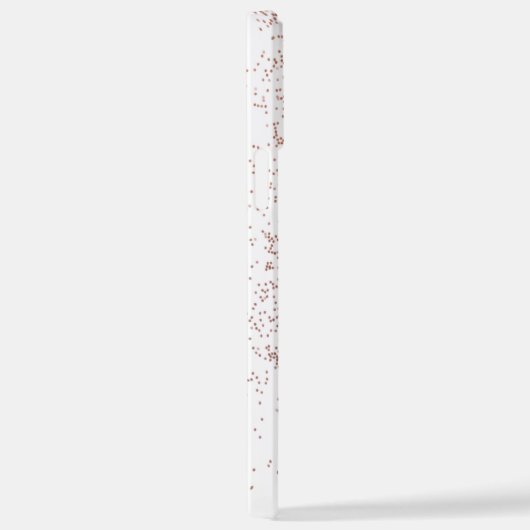 Roos Gold Glitter iPhone 12 Pro Max Hoesje iPhone Hoesje (Rechterkant)