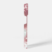 Roos Gold Glitter iPhone Hoesje (Rechterkant)