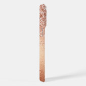 Roos Gold Glitter iPhone Hoesje (Rechterkant)