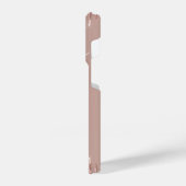 Roos Gold Glitter iPhone-hoesjes met aangepaste te iPhone Hoesje (Linkerkant)