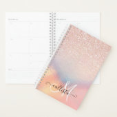 Roos Gold Glitter Iridescent Holographic Gradient Planner (Display)