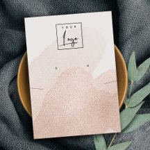 Roos Gold Glitter Ketting Verdien Logo beeldscherm