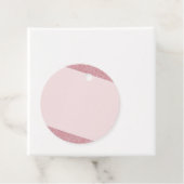 Roos Gold Glitter Kijk blanco Sjabloon elegant Bedankjes Labels (In situ)