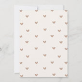 Roos Gold Glitter Kippen Feestuitnodiging Sjabloon Kaart (Achterkant)