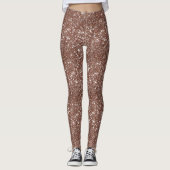 Roos Gold Glitter-Leggings Leggings (Voorkant)