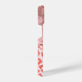 Roos Gold Glitter Leopard Print iPhone Hoesje (Rechterkant)