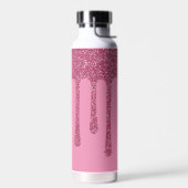 Roos Gold Glitter look Drivers die u aanpast Waterfles (Links)