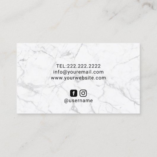 Roos Gold Glitter maakt haarklop voor artiest Visitekaartje (Achterkant)