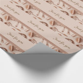 Roos Gold Glitter make up Cadeaupapier (Hoek)