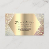 Roos Gold Glitter Makeup Artist Lashes Champaigne1 Visitekaartje (Achterkant)