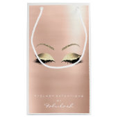 Roos Gold Glitter Makeup Lashes Beauty White Klein Cadeauzakje (Achterkant)