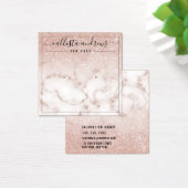 Roos Gold Glitter Marble Earring Display Kaart (Bureau)