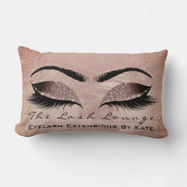 Roos Gold Glitter Marble Makeup Lash Beauty Eyes Kussen