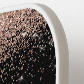 Roos Gold Glitter Monogram Pickleball Paddle (Links Detail)