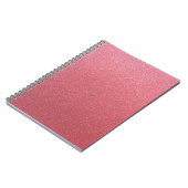 Roos Gold Glitter Notitieboek (Linkerzijde)