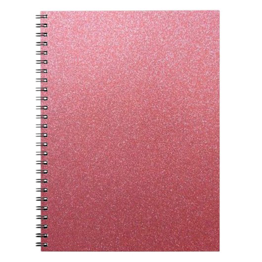 Roos Gold Glitter Notitieboek (Voorkant)