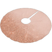 Roos Gold Glitter Ombre Kerstvakantie Kerstboom Rok (Gekanteld)