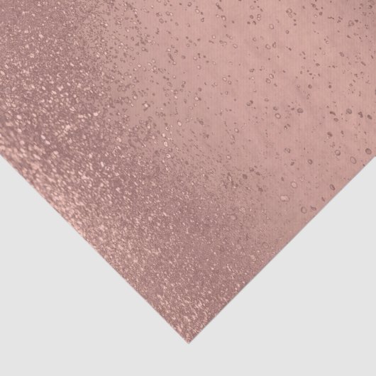 Roos Gold Glitter op gradiëntachtergrond Tissuepapier (Detail)