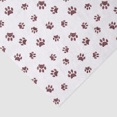 Roos Gold Glitter Paw Printerpatroon Tissuepapier (Detail)