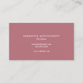 Roos Gold Glitter Paw Prints Pet Sitter Visitekaartje (Achterkant)