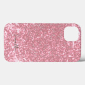 Roos Gold Glitter Persoonlijke naam Case-Mate iPhone Case (Achterkant (horizontaal))
