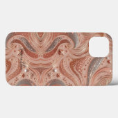 Roos Gold Glitter Persoonlijke naam Case-Mate iPhone Case (Achterkant (horizontaal))