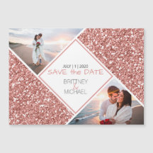 Roos Gold Glitter Photo Collage