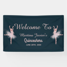 Roos Gold Glitter Pink Quinceañera 15e verjaardag