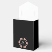 Roos Gold Glitter Poker Chip Casino Wedding Bedankdoosjes (Geopend)