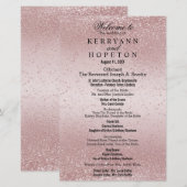 Roos Gold Glitter - Programma (Voorkant / Achterkant)