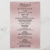 Roos Gold Glitter - Programma (Voorkant)