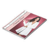 Roos Gold Glitter Sash Autograph Pad Notitieblok (Linkerzijde)