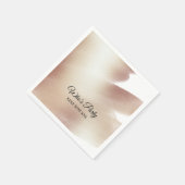 Roos Gold, Glitter Servet (Hoek)
